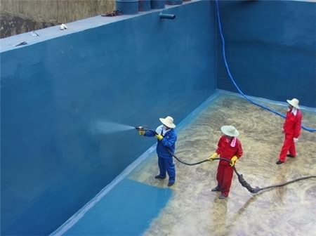 游泳池，污水池聚脲噴涂